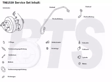 Компрессор, наддув BTS Turbo T981539